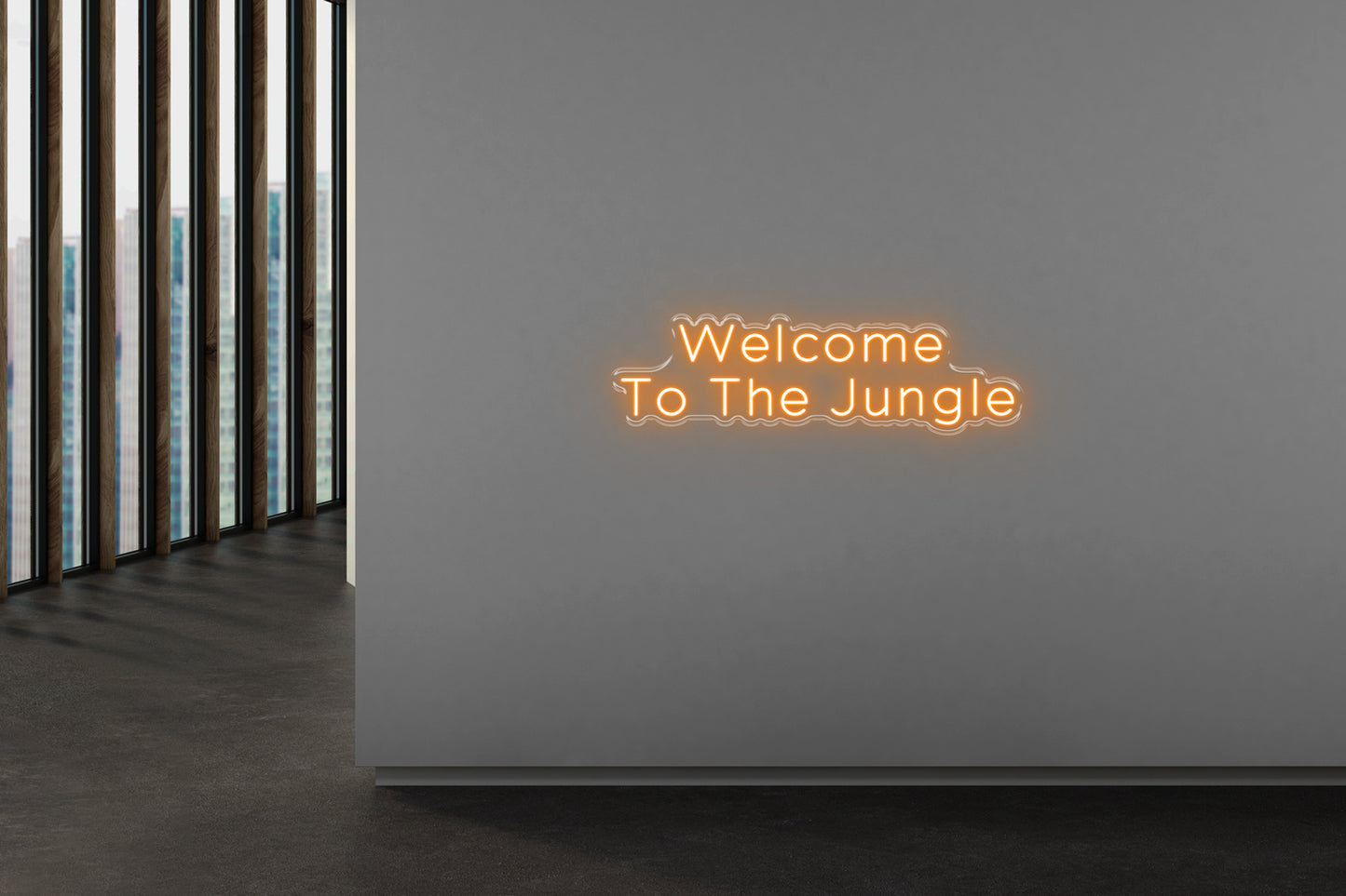 PowerLED Neon Sign (Indoor) - welcome to jungle