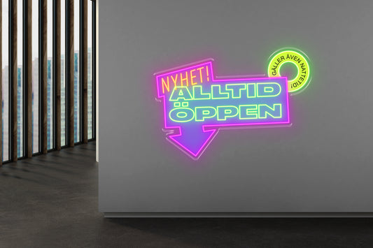 PowerLED Neon Sign (Indoor) - ALLTID