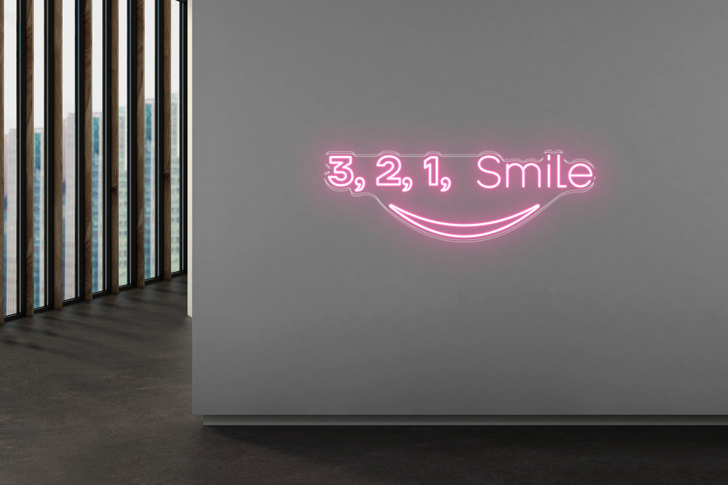 PowerLED Neon Sign (Indoor) -  321 smile
