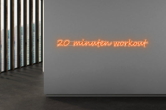 PowerLED Neon Sign (Indoor) - 20 minuten workout