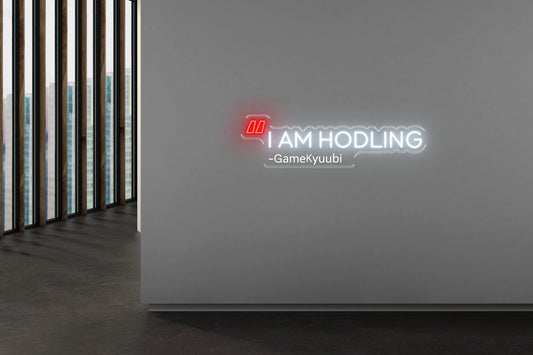 PowerLED Neon Sign (Indoor) -  I AM HODLING_V2