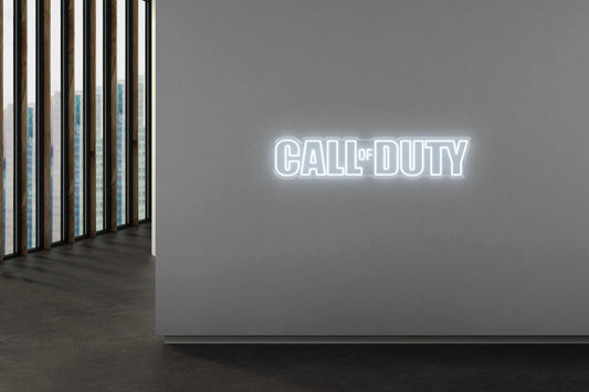 PowerLED Neon Sign (Indoor) - call of duty + flower