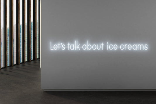 PowerLED Neon Sign (Indoor) - lets talk about ice creams_V2