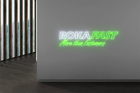 PowerLED Neon Sign (Indoor) - FAST MORE THAN fasteners_V2