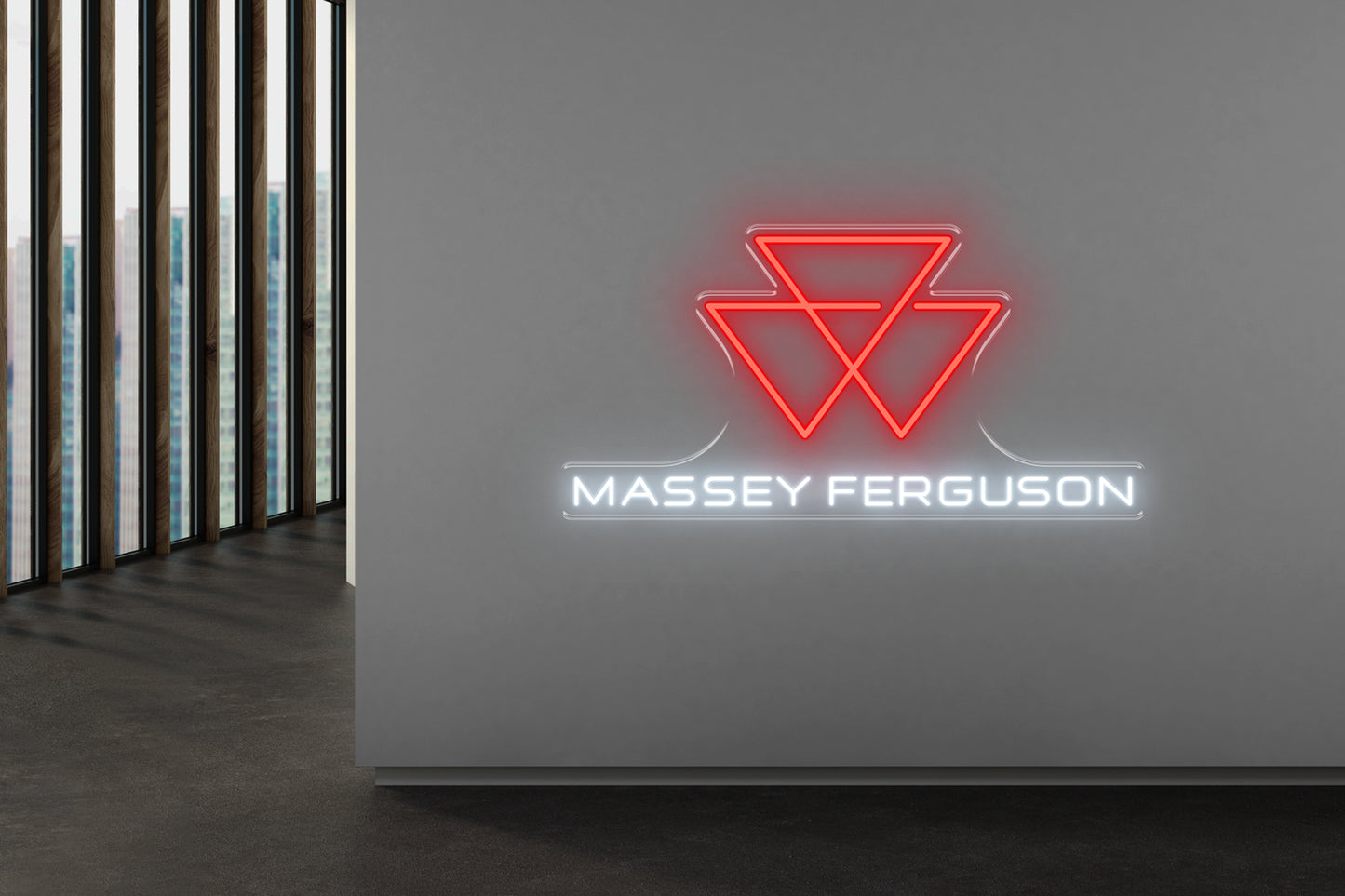 PowerLED Neon Sign (Indoor) - MASSEY FERGUSON