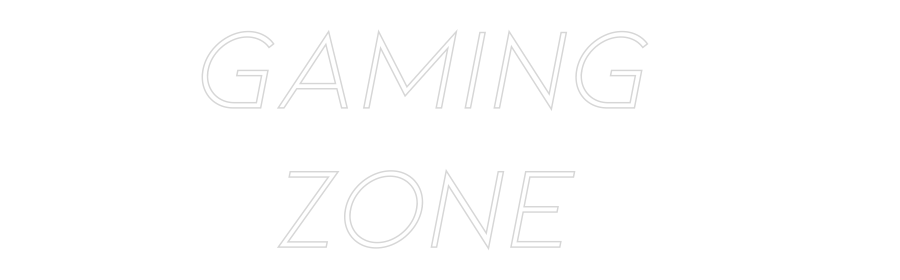 Custom Neon: GAMING 
ZONE