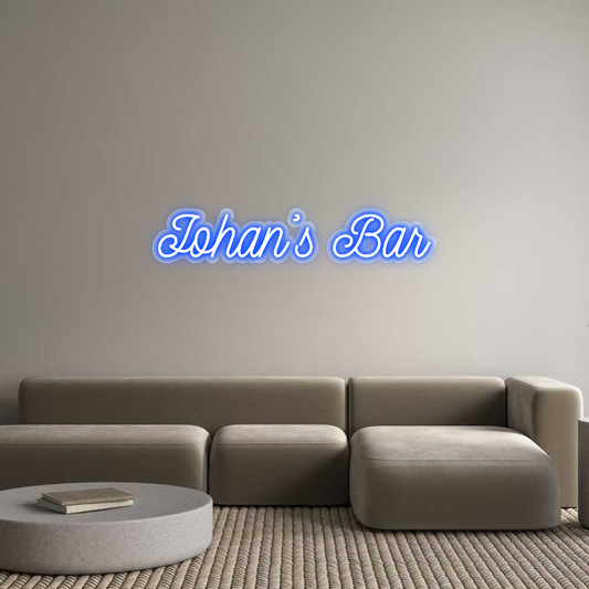 Custom Neon: Johan’s Bar