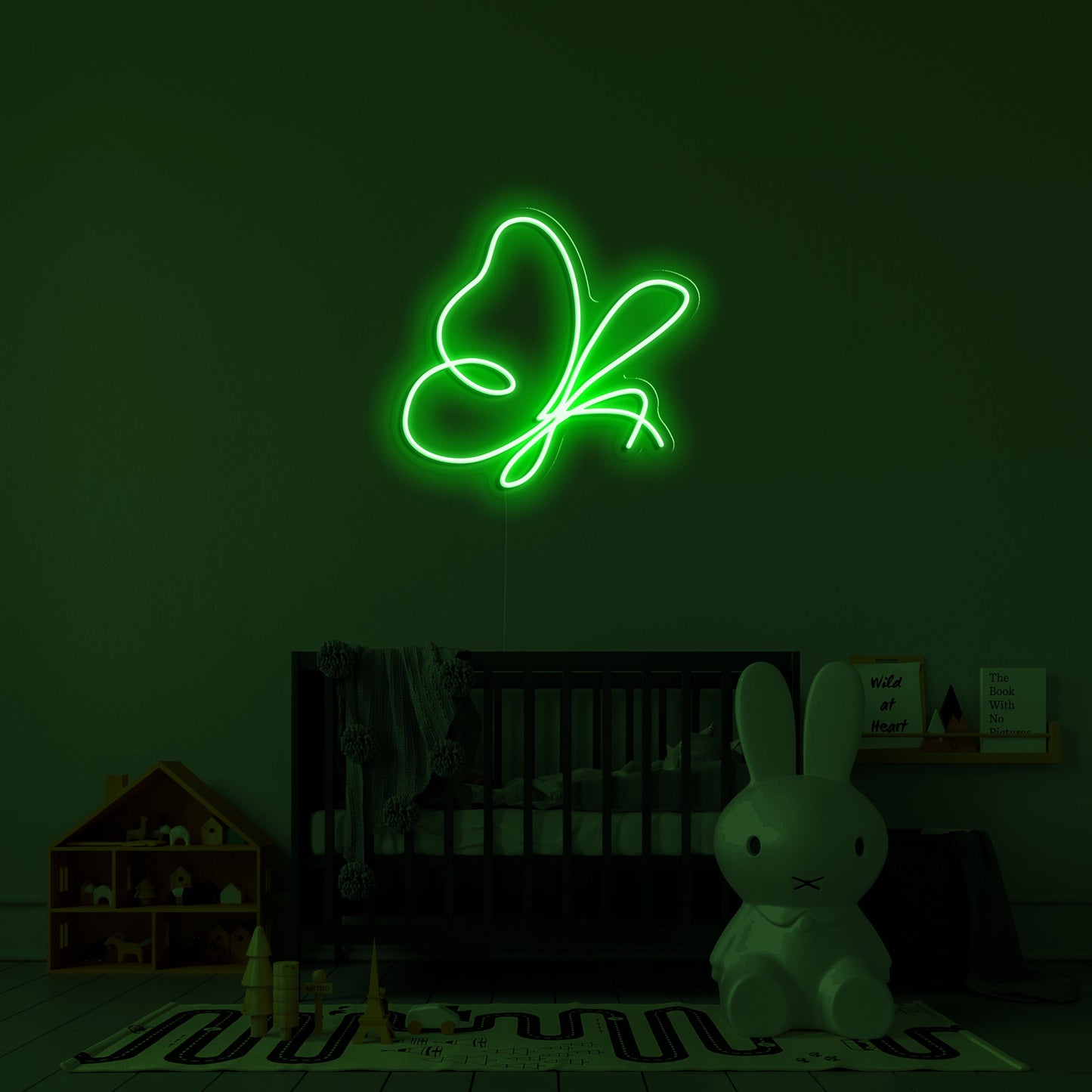 Abstract Butterfly' Neon Sign