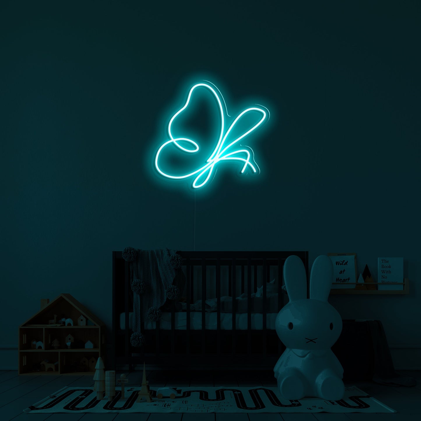 Abstract Butterfly' Neon Sign