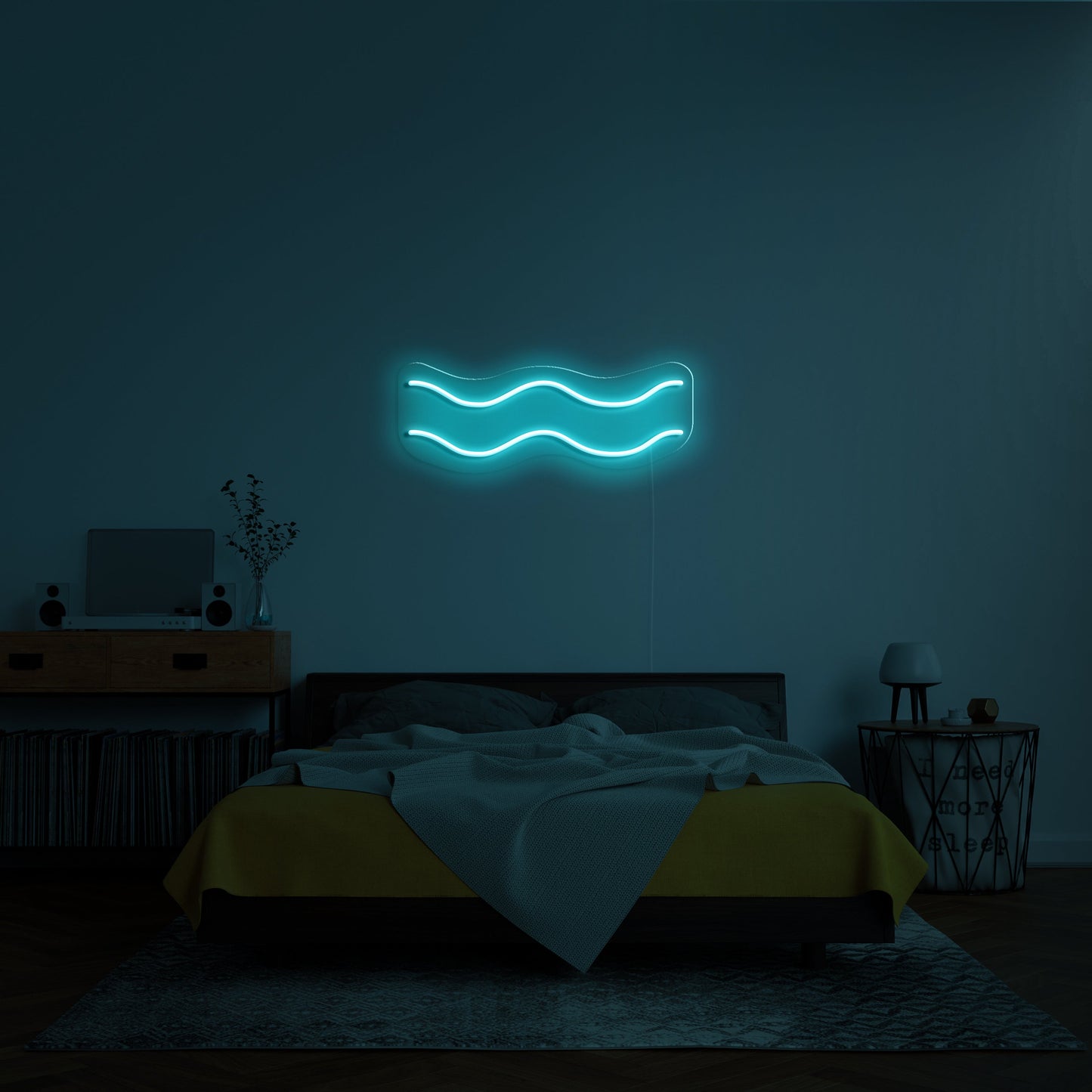 Aquarius' Neon Sign