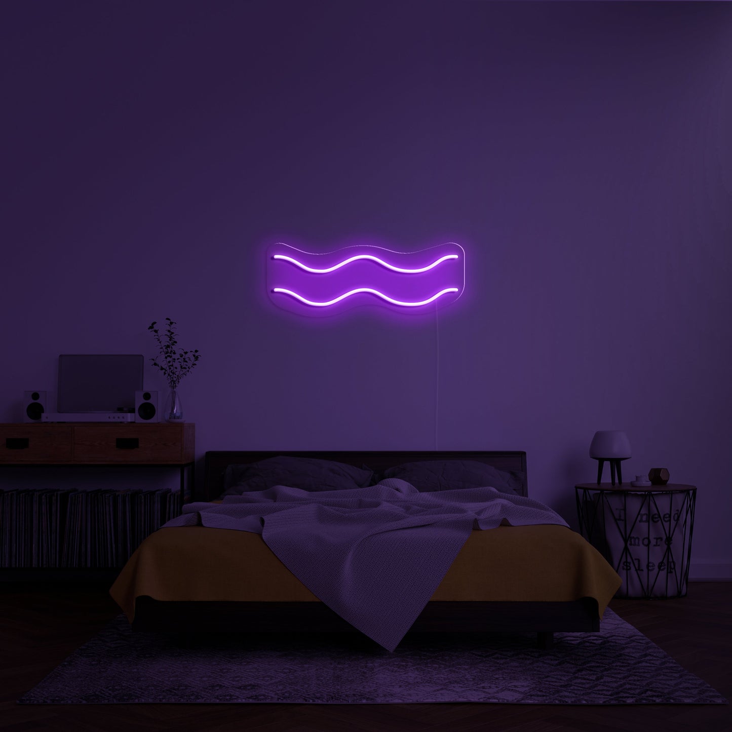 Aquarius' Neon Sign