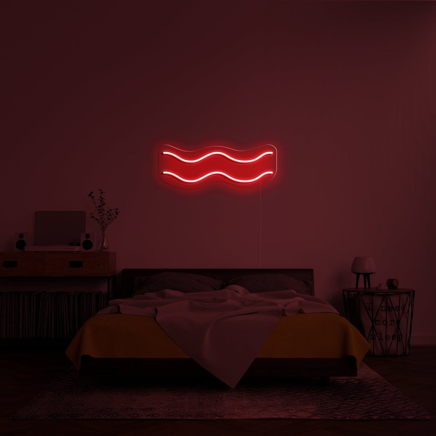 Aquarius' Neon Sign