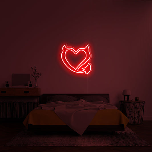 Bad Heart' LED Neon Verlichting