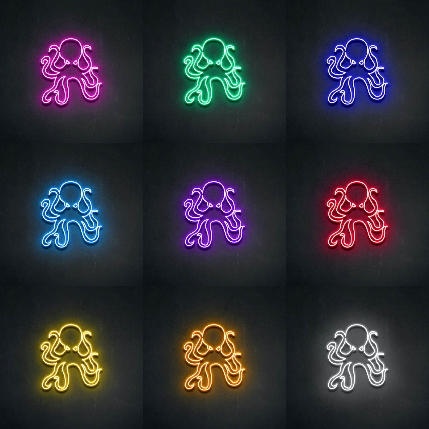 Octopus' Neon Sign