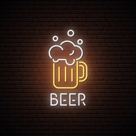 Beer Mug Neon Sign