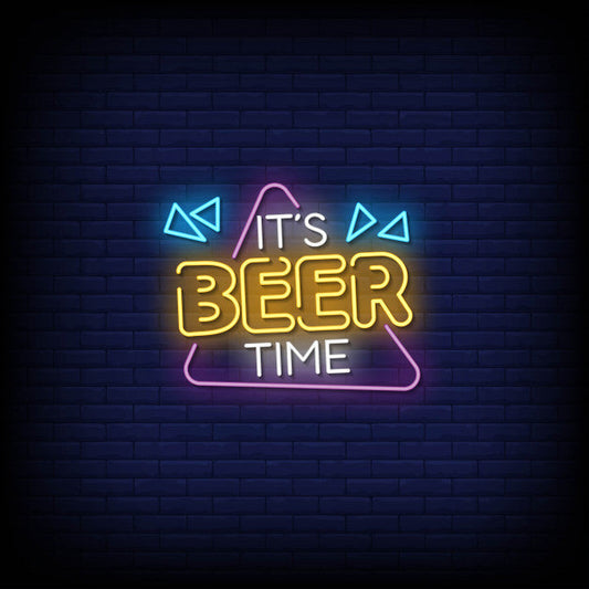 Beer Time Neon Sign