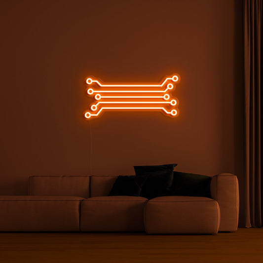 Blockchain' LED Neon Lamp