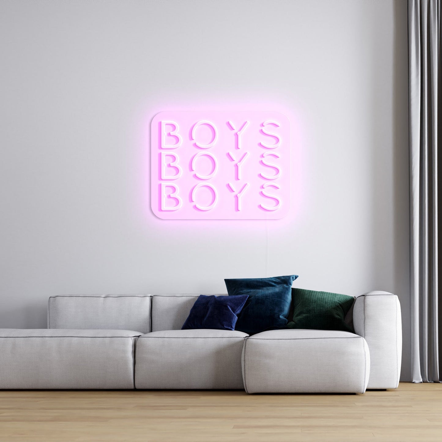 BOYS BOYS BOYS' Neon Verlichting