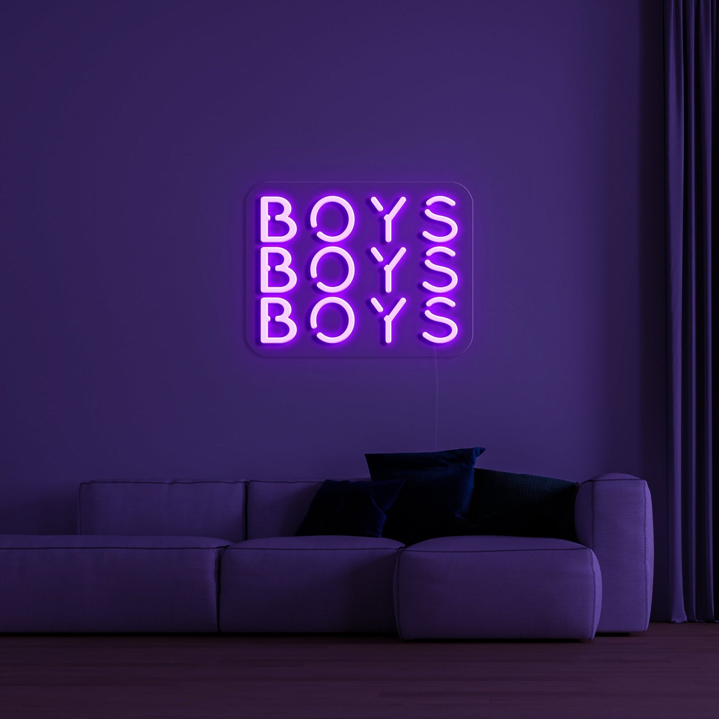 BOYS BOYS BOYS' Neon Verlichting