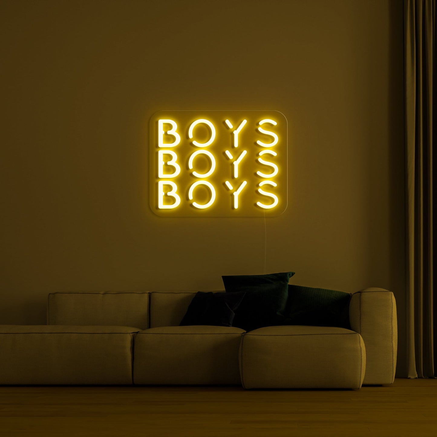 BOYS BOYS BOYS' Neon Verlichting