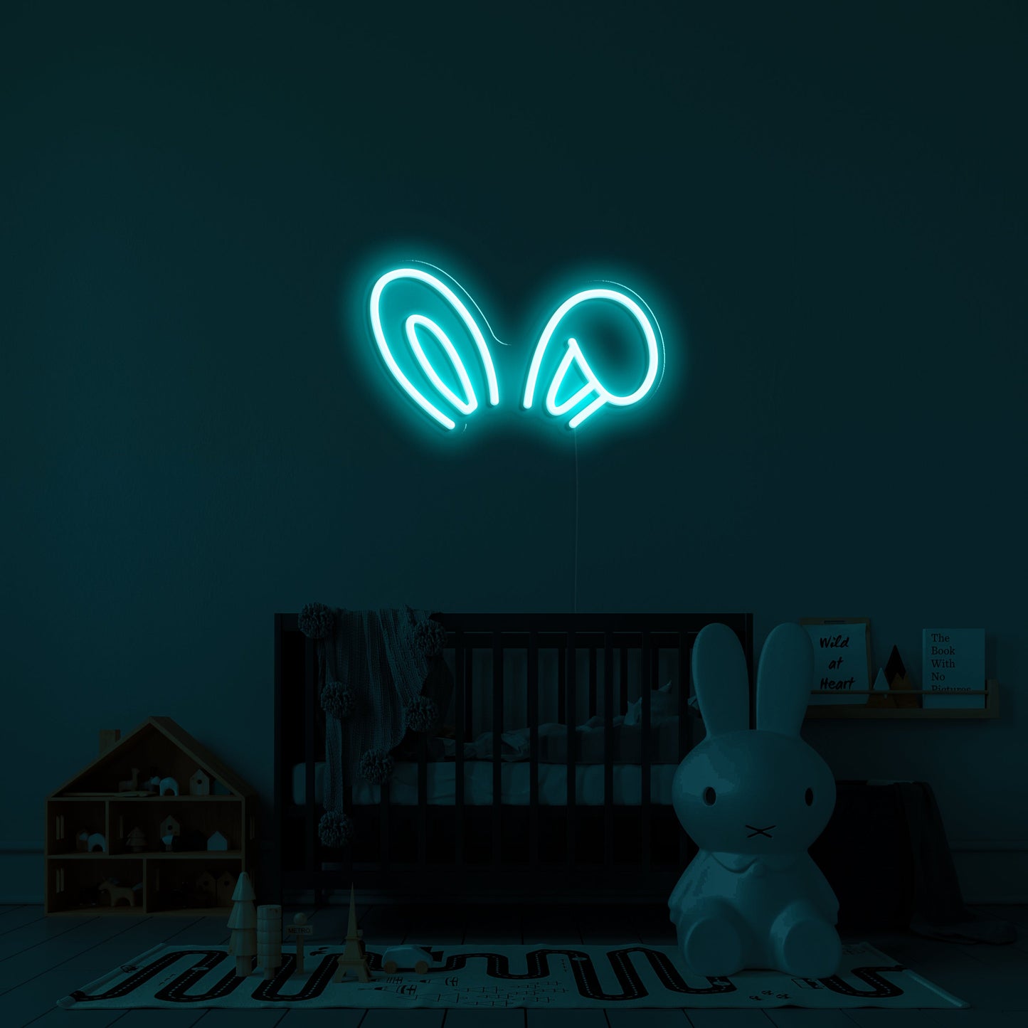 Bunny Ears' Neon Sign