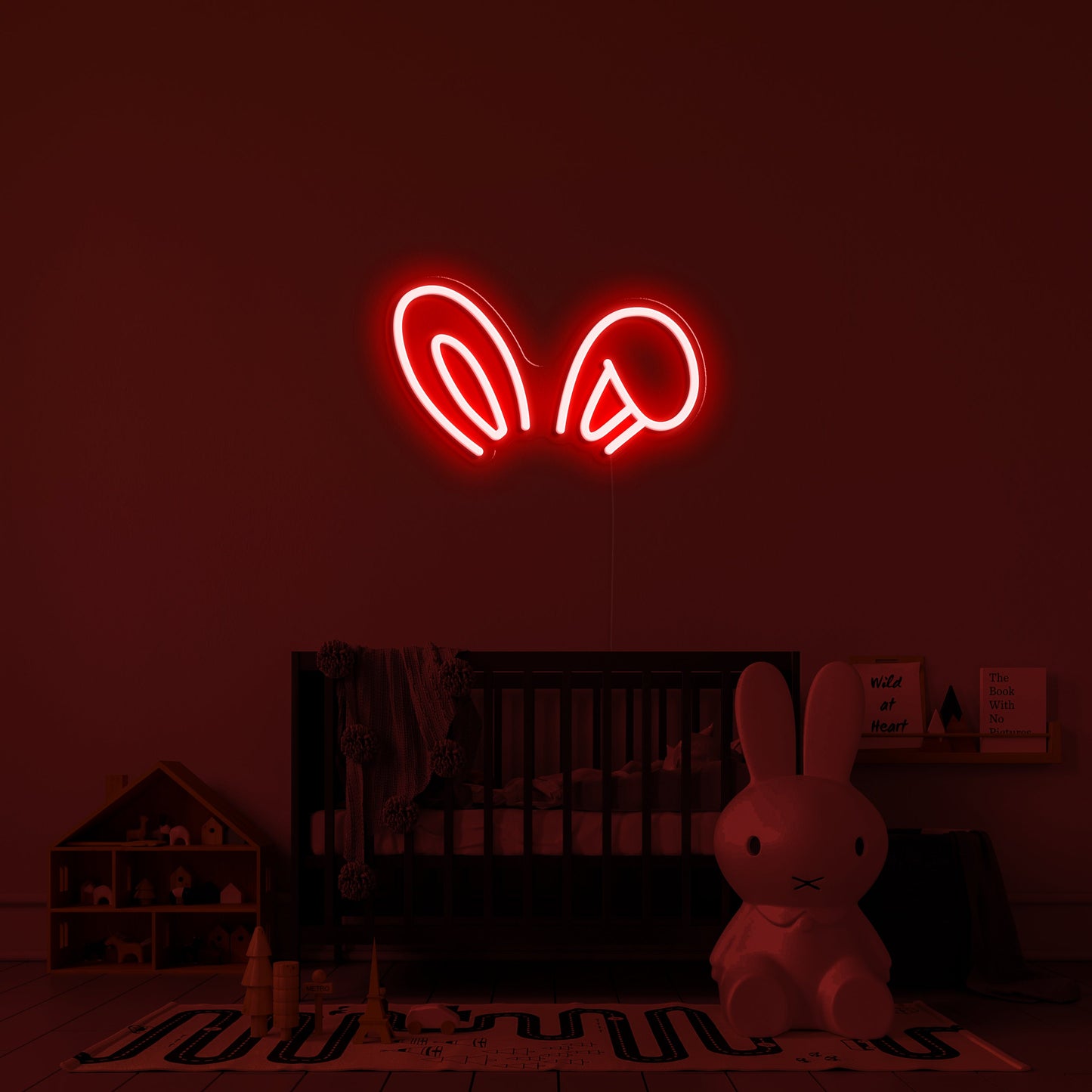 Bunny Ears' Neon Sign