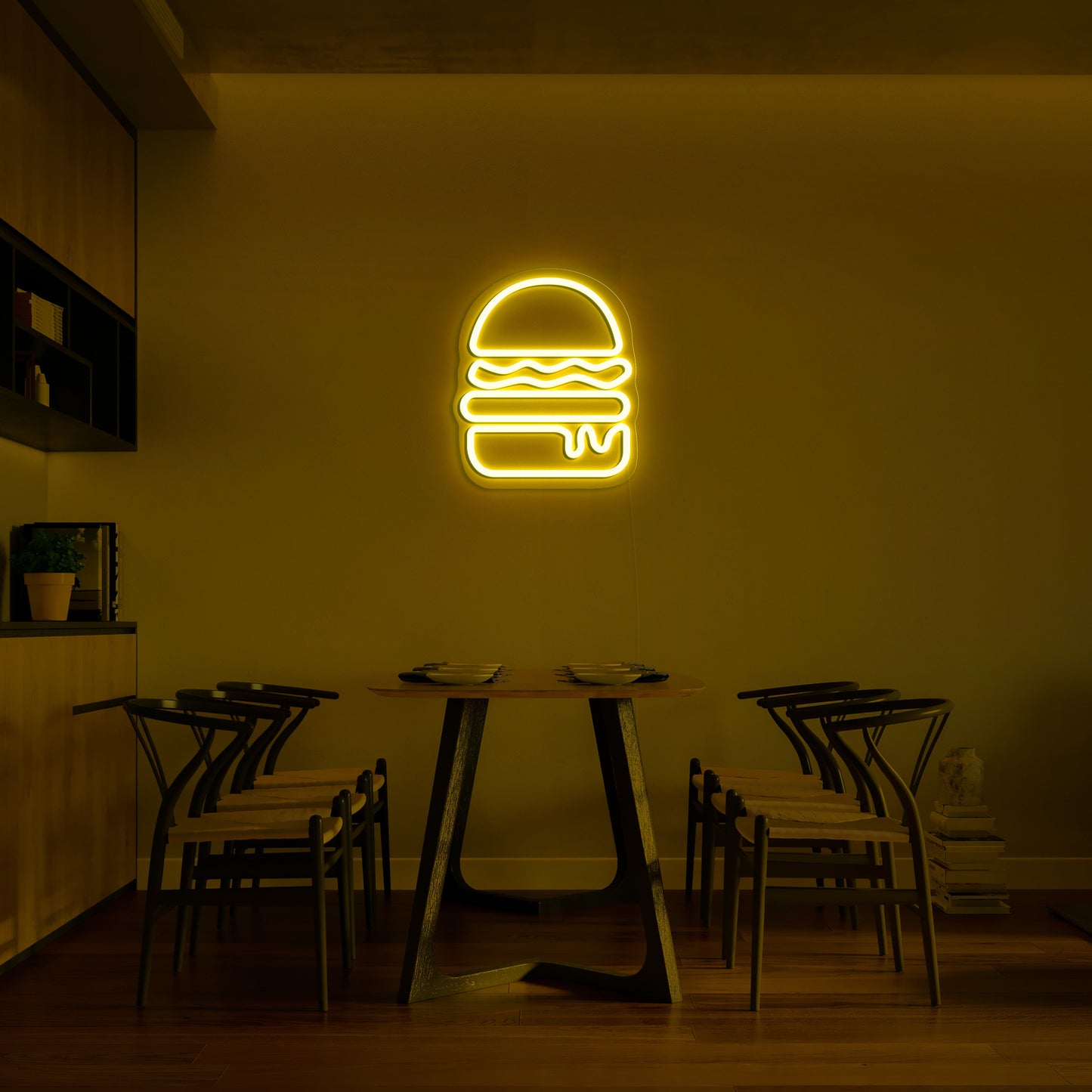 Burger 'neonskilt