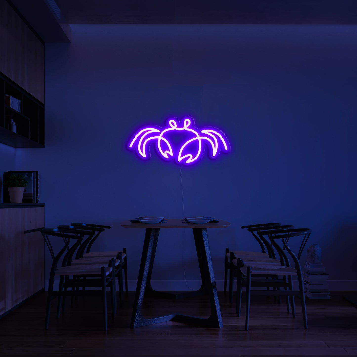 Cancer Crab' Neon Sign