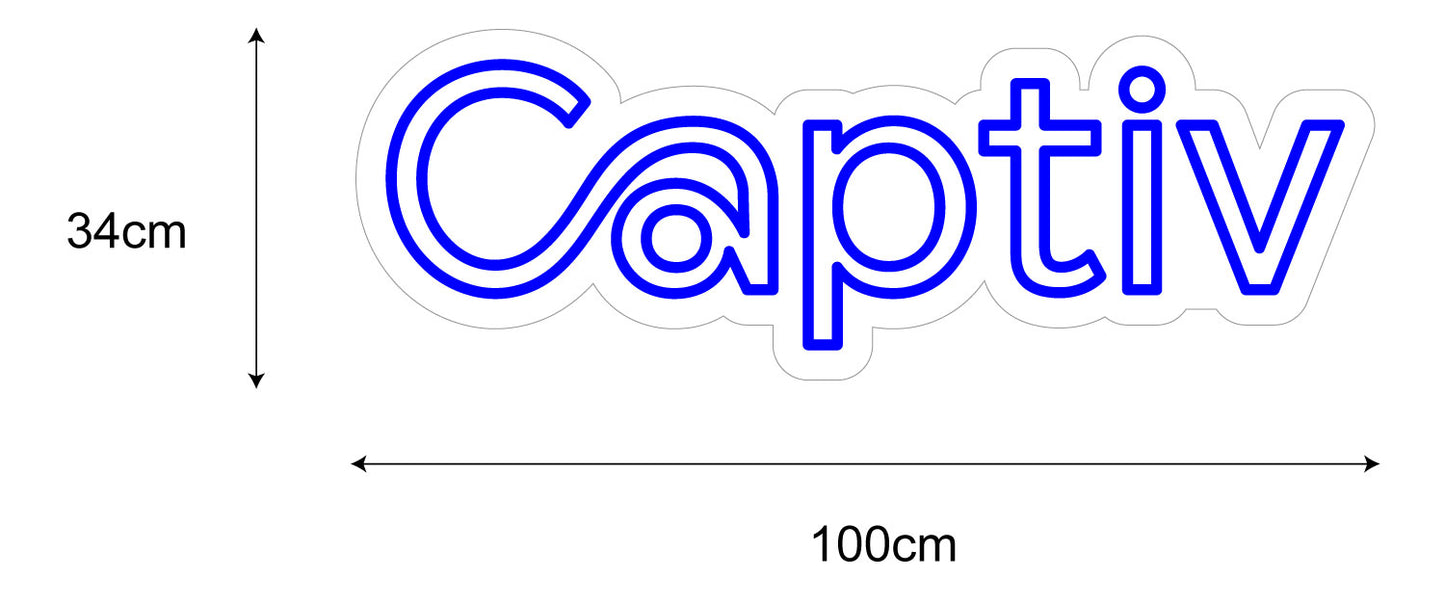 PowerLED Neon Sign (Indoor) -  Captiv