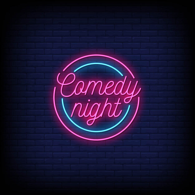 Comedy -Nacht -Neonzeichen