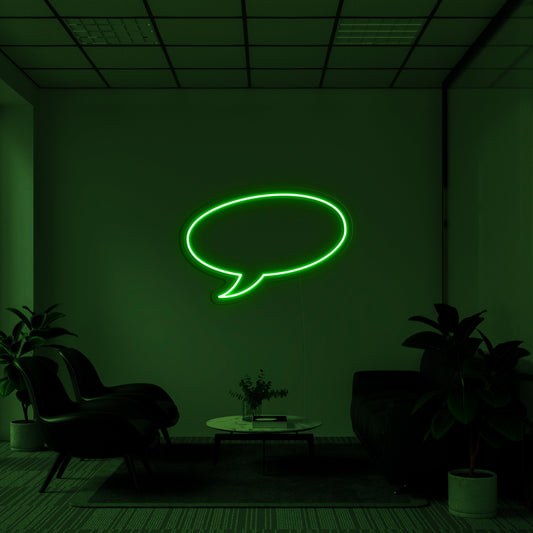 Comic Speech Bubble' Neon Lamp