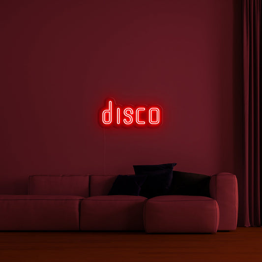 'Disco' Neon Sign