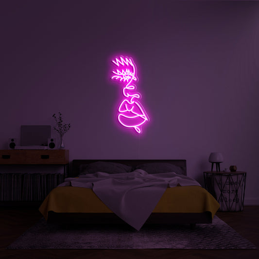 Face' LED Neon Lamp