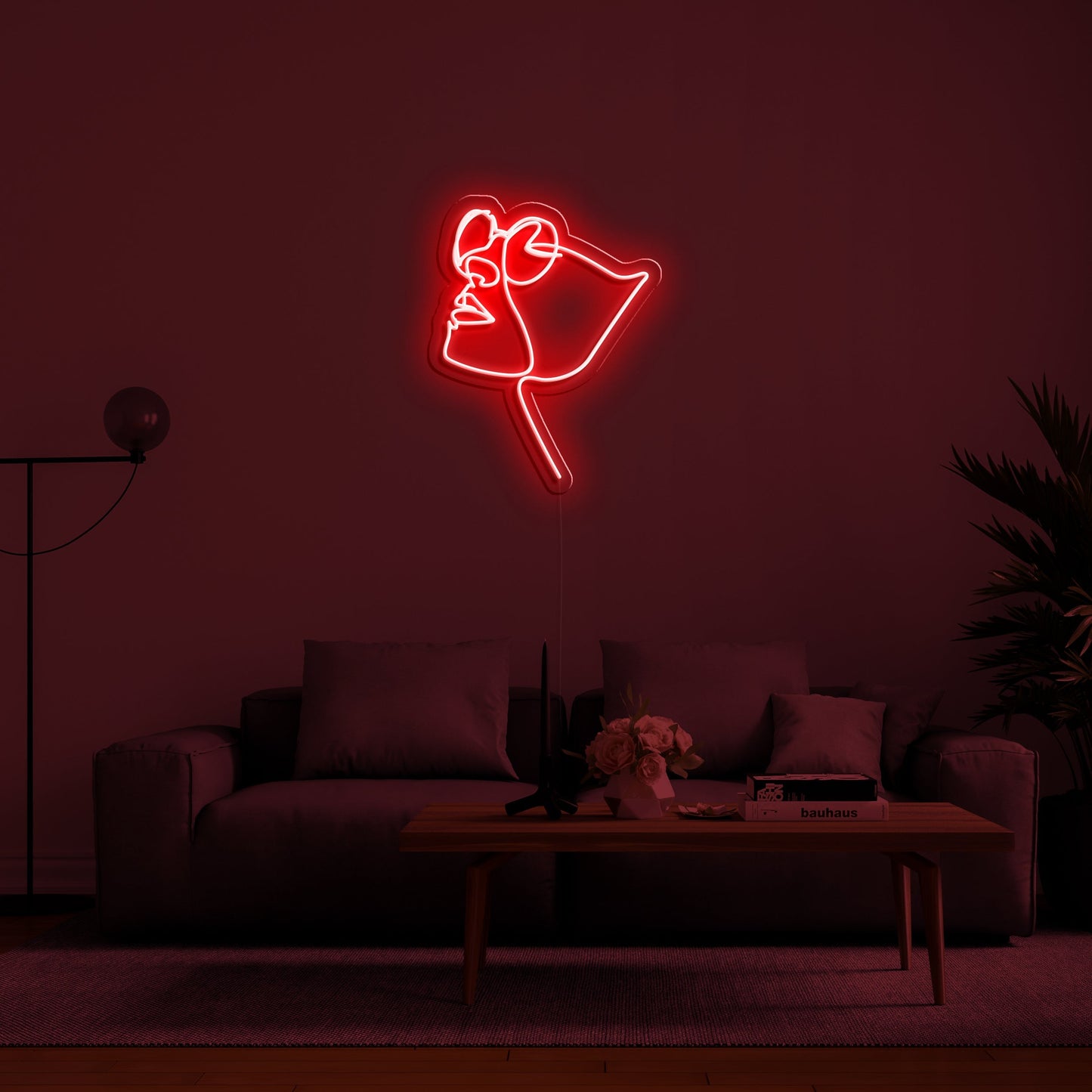 Four Eyes' Neon Lamp