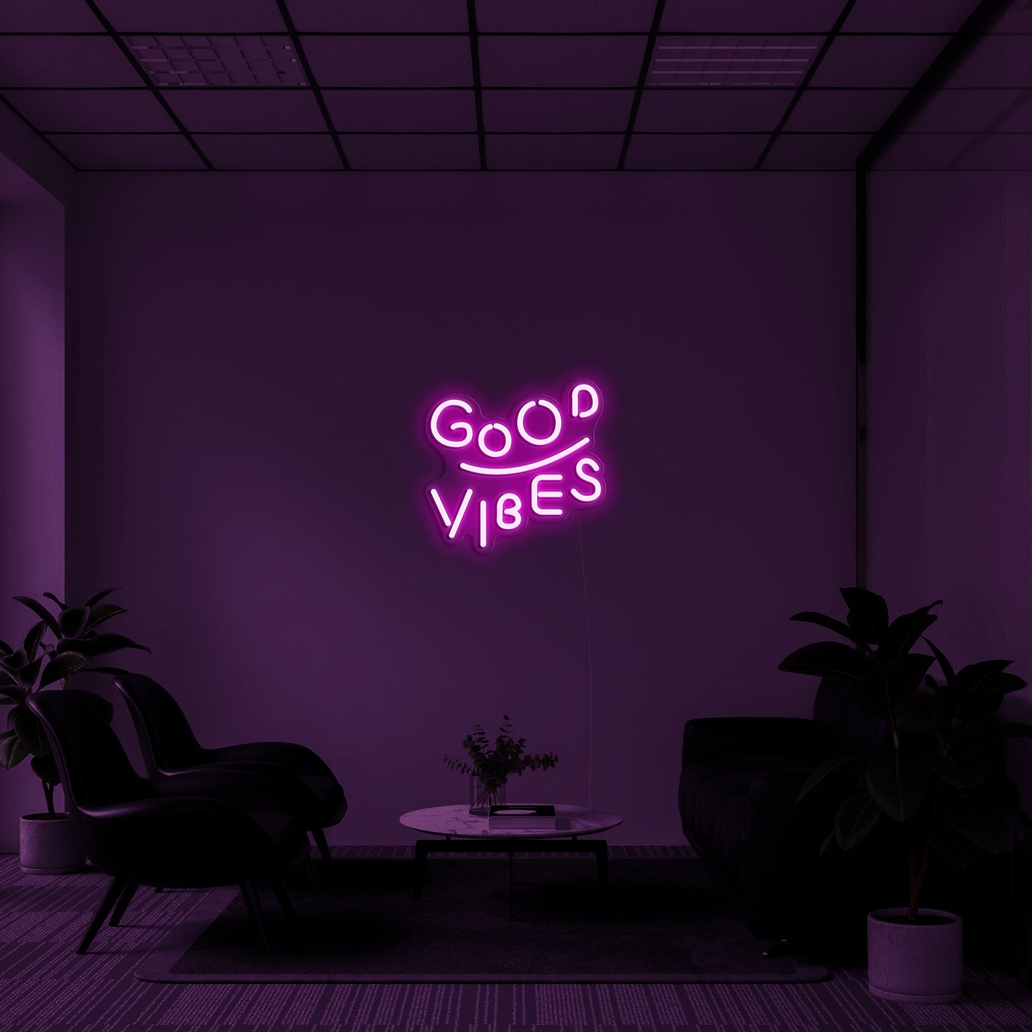 Good Vibes' v2 Neon Sign