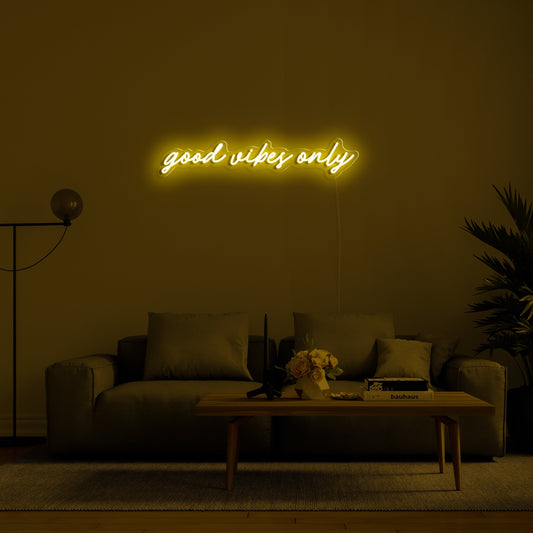 Good Vibes Only' LED Neon Verlichting