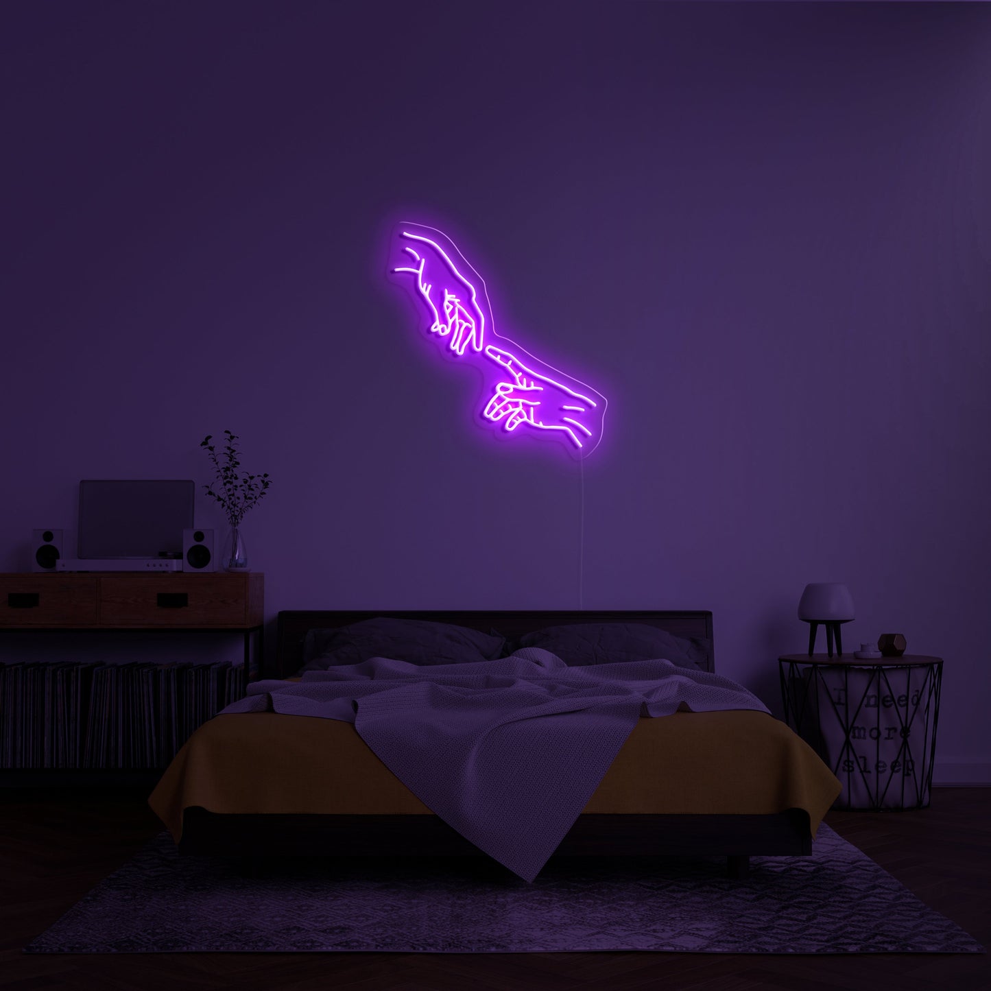 Hand Of God' LED Neon Lamp