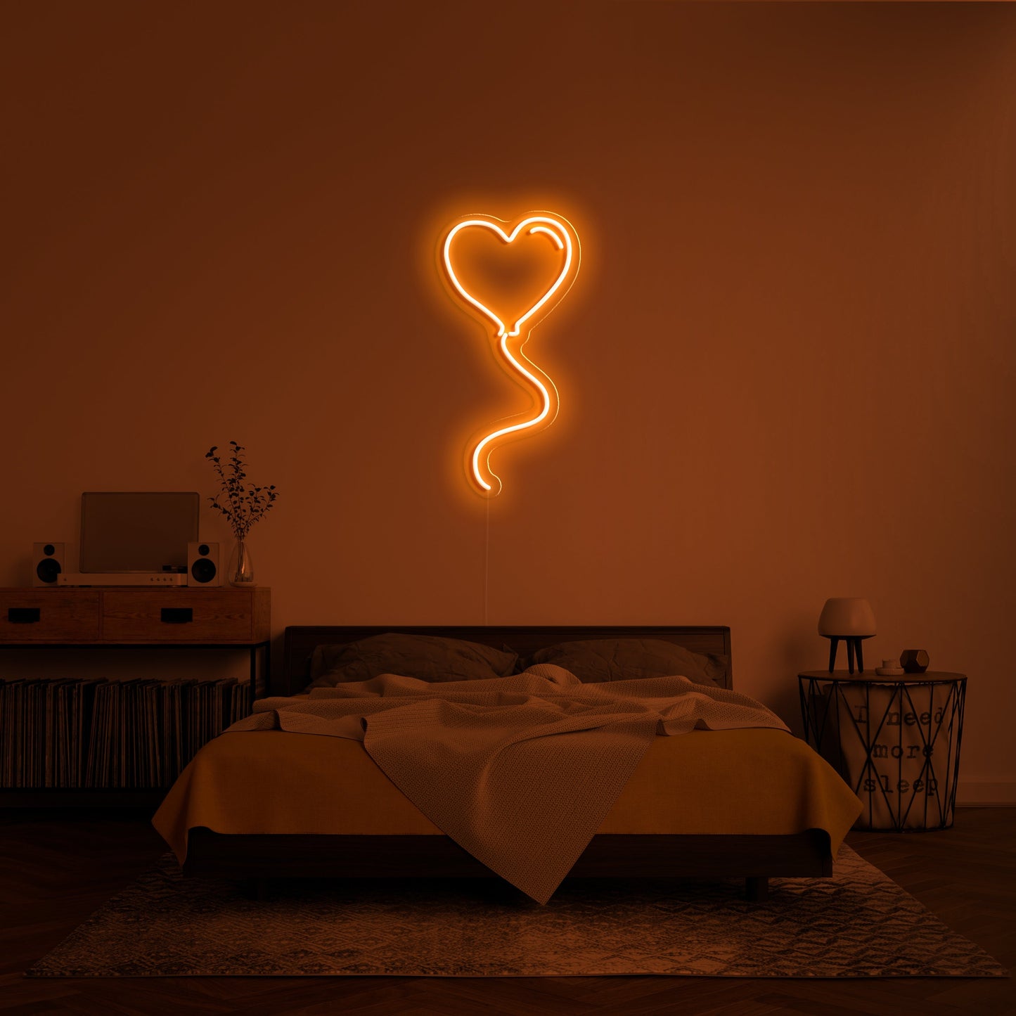 Love Balloon' Neon Verlichting