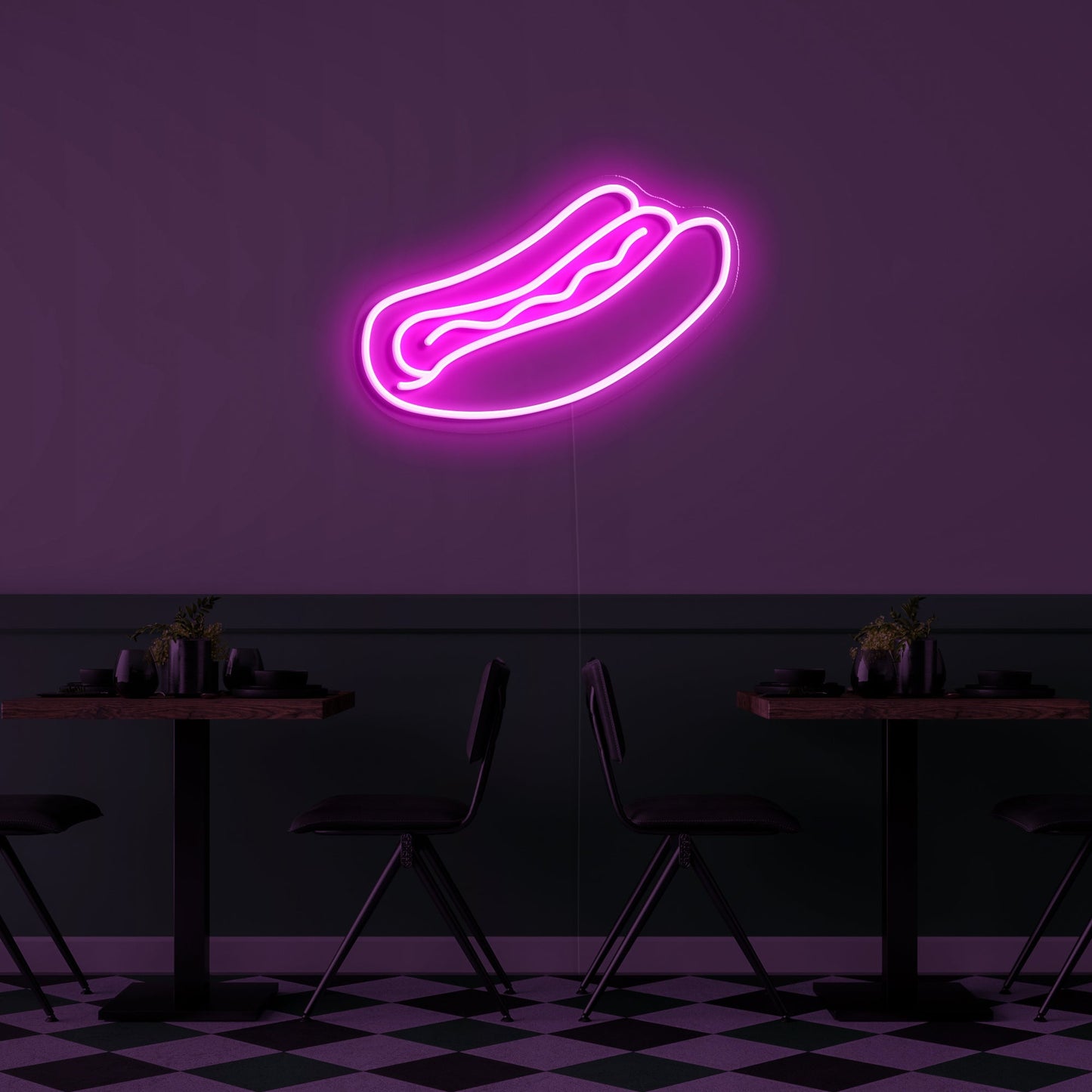 Hot Dog 'LED -Neonzeichen