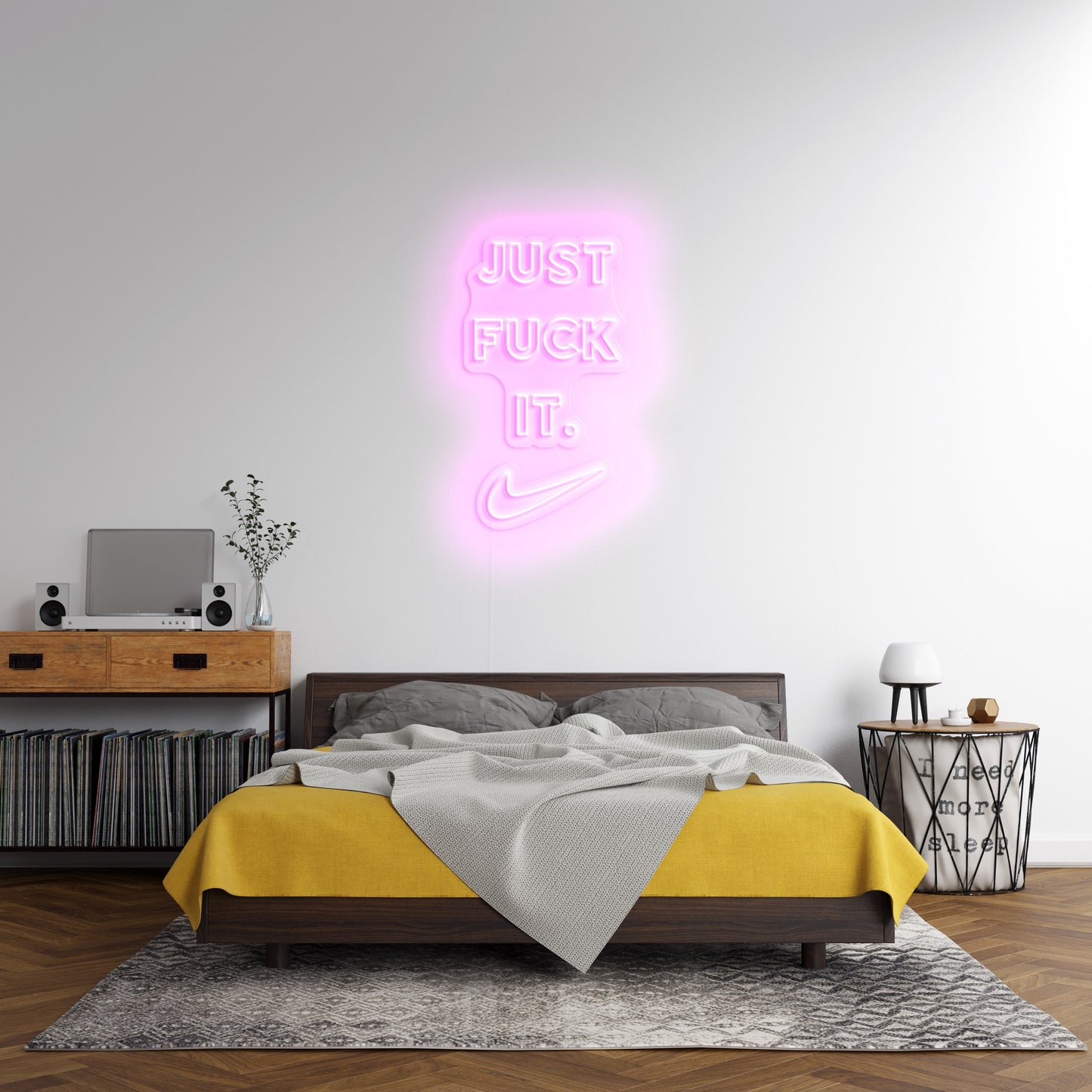 Just Fuck It' Neon Sign