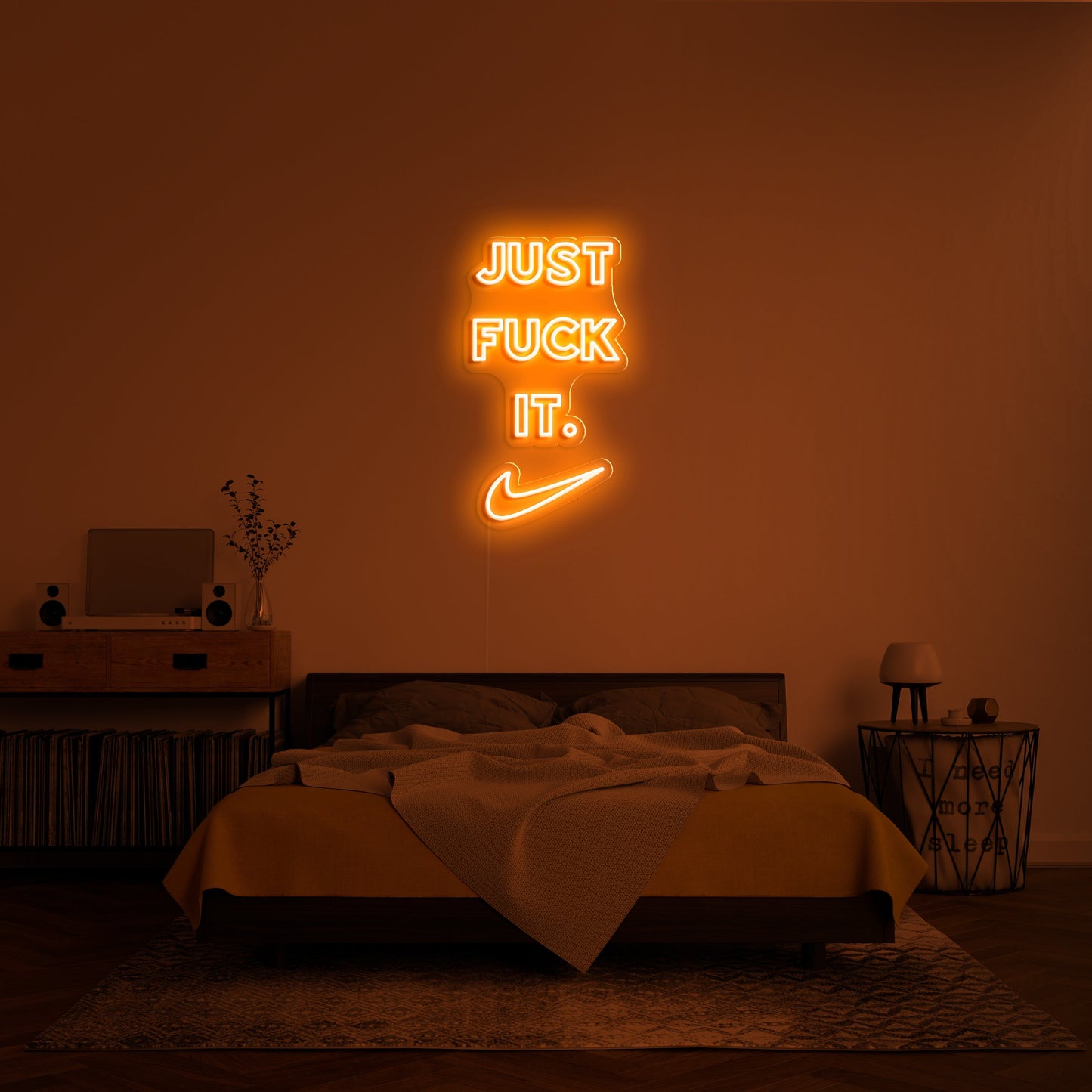 Just Fuck It' Neon Sign