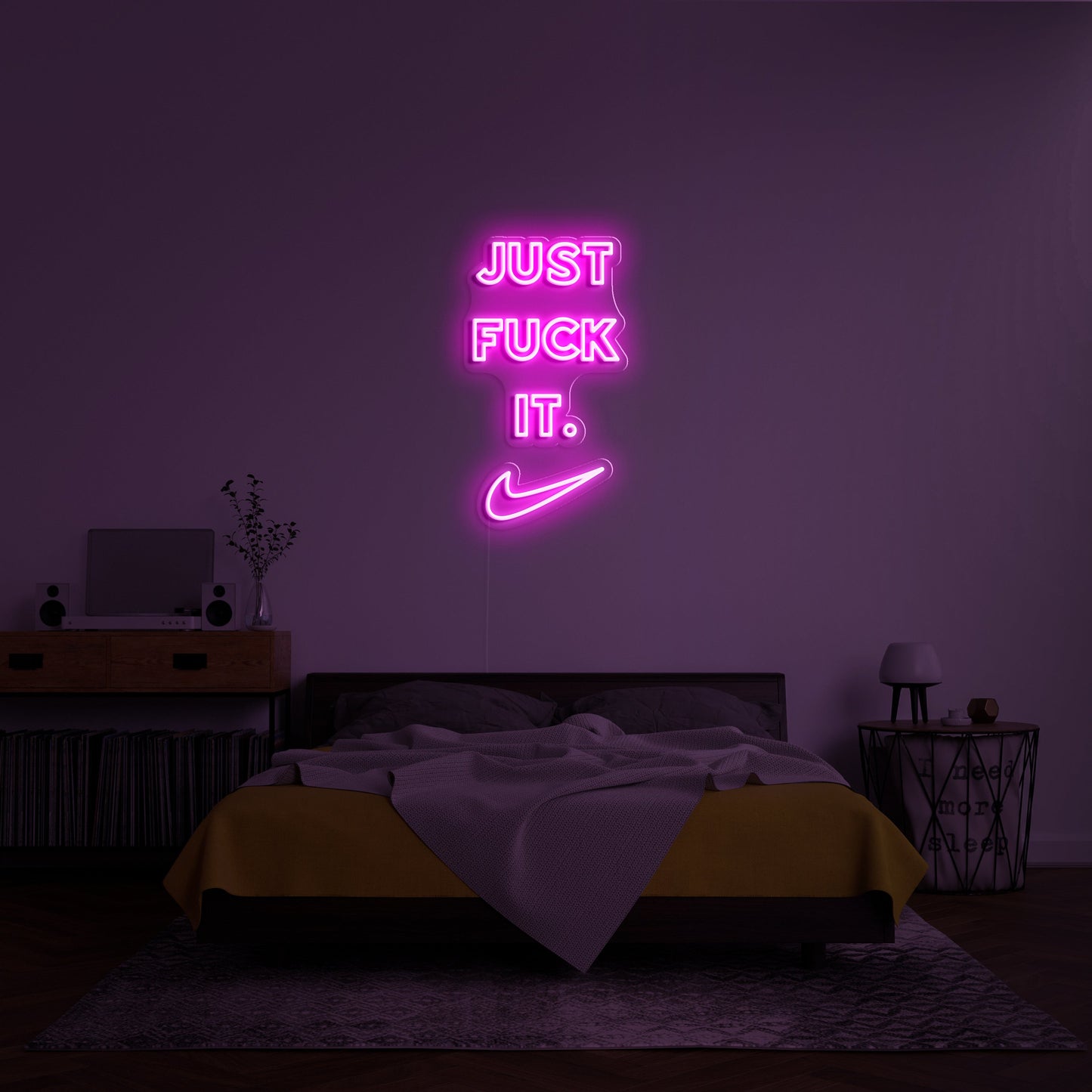 Just Fuck It' Neon Sign