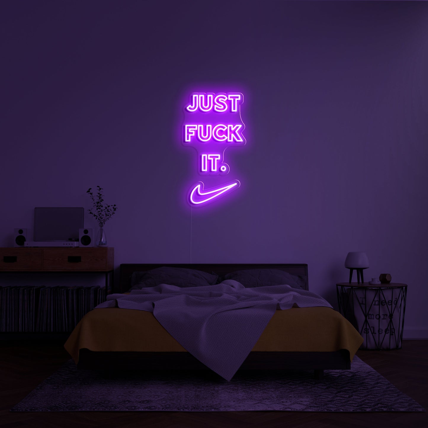 Just Fuck It' Neon Sign