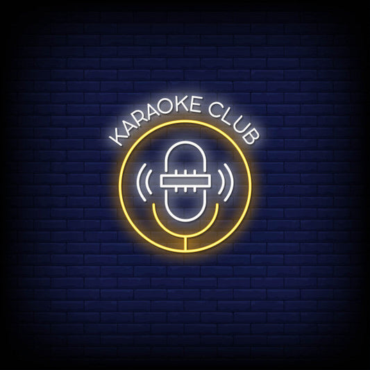 Karaoke Club Neon Sign