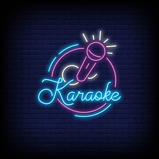 Karaoke Neon Sign