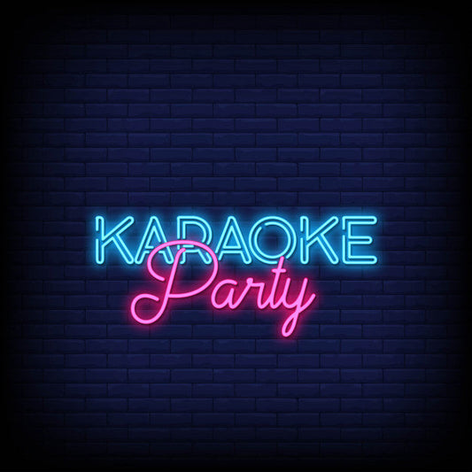 Karaoke Party Neon Sign