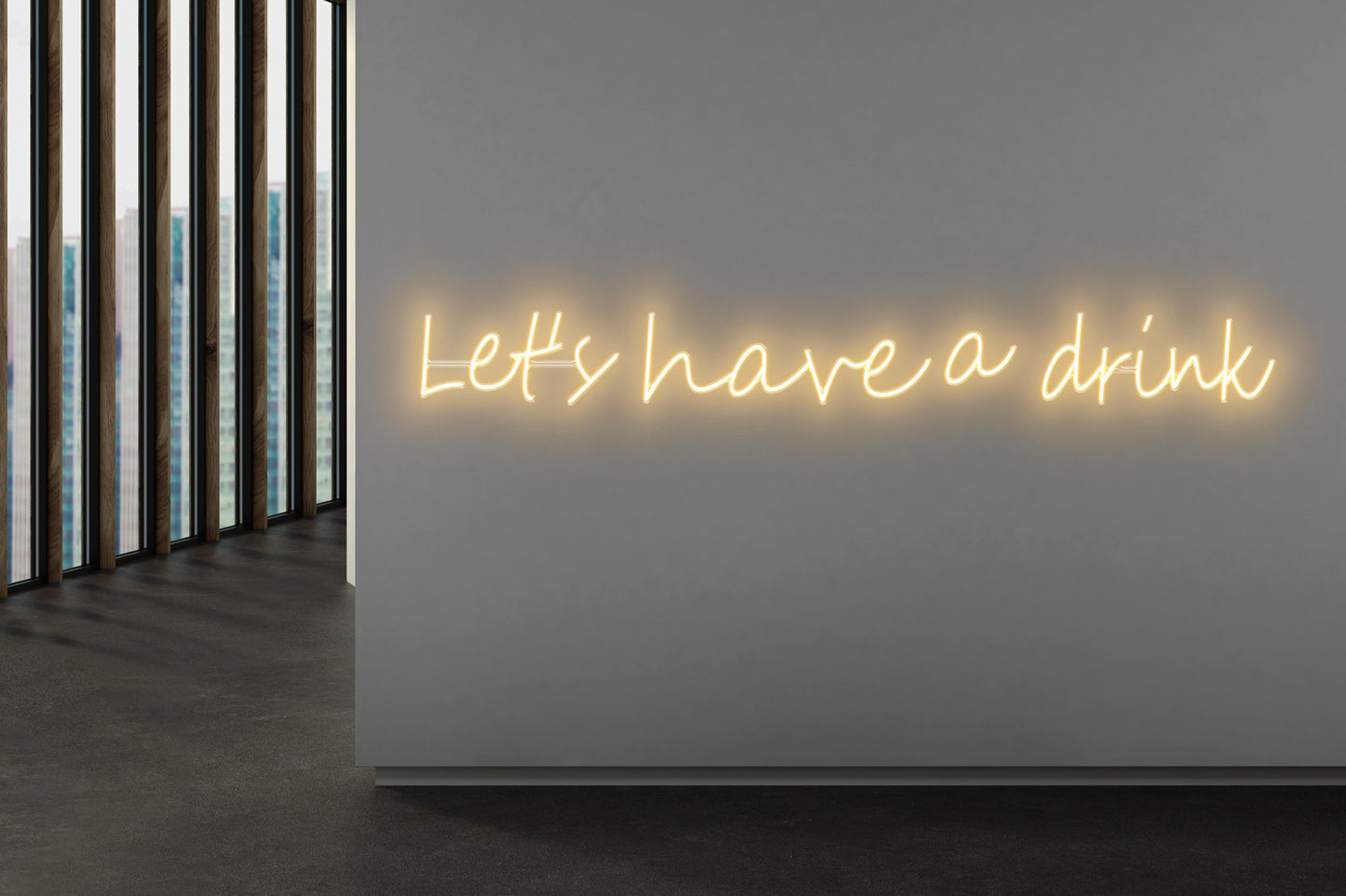 PowerLED Neon Sign (Indoor) -  Let's have a drink