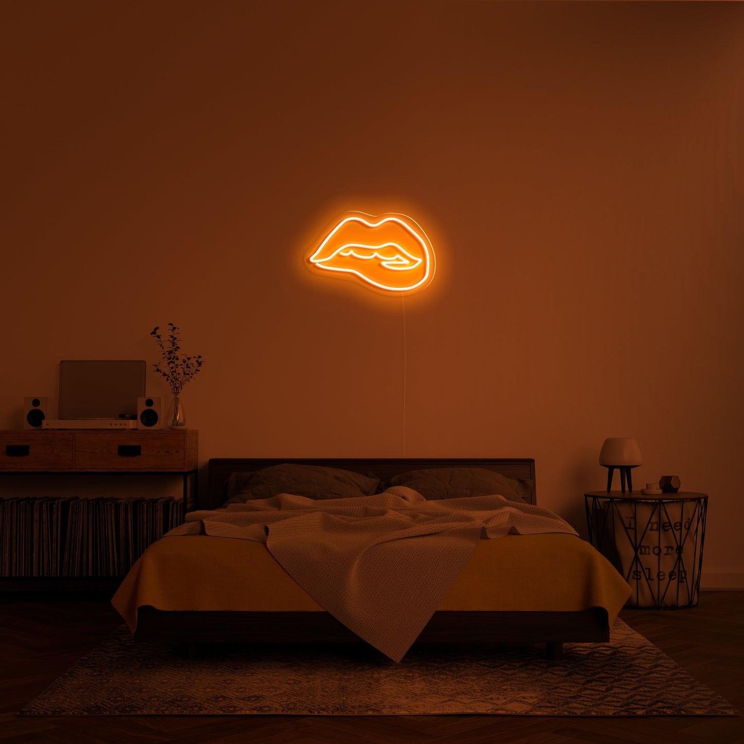 Lips' LED Neon Verlichting