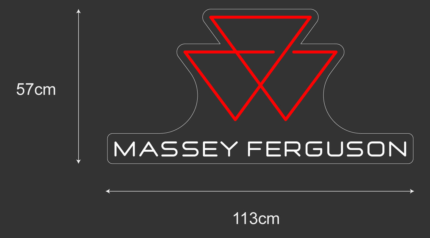 PowerLED Neon Sign (Indoor) - MASSEY FERGUSON