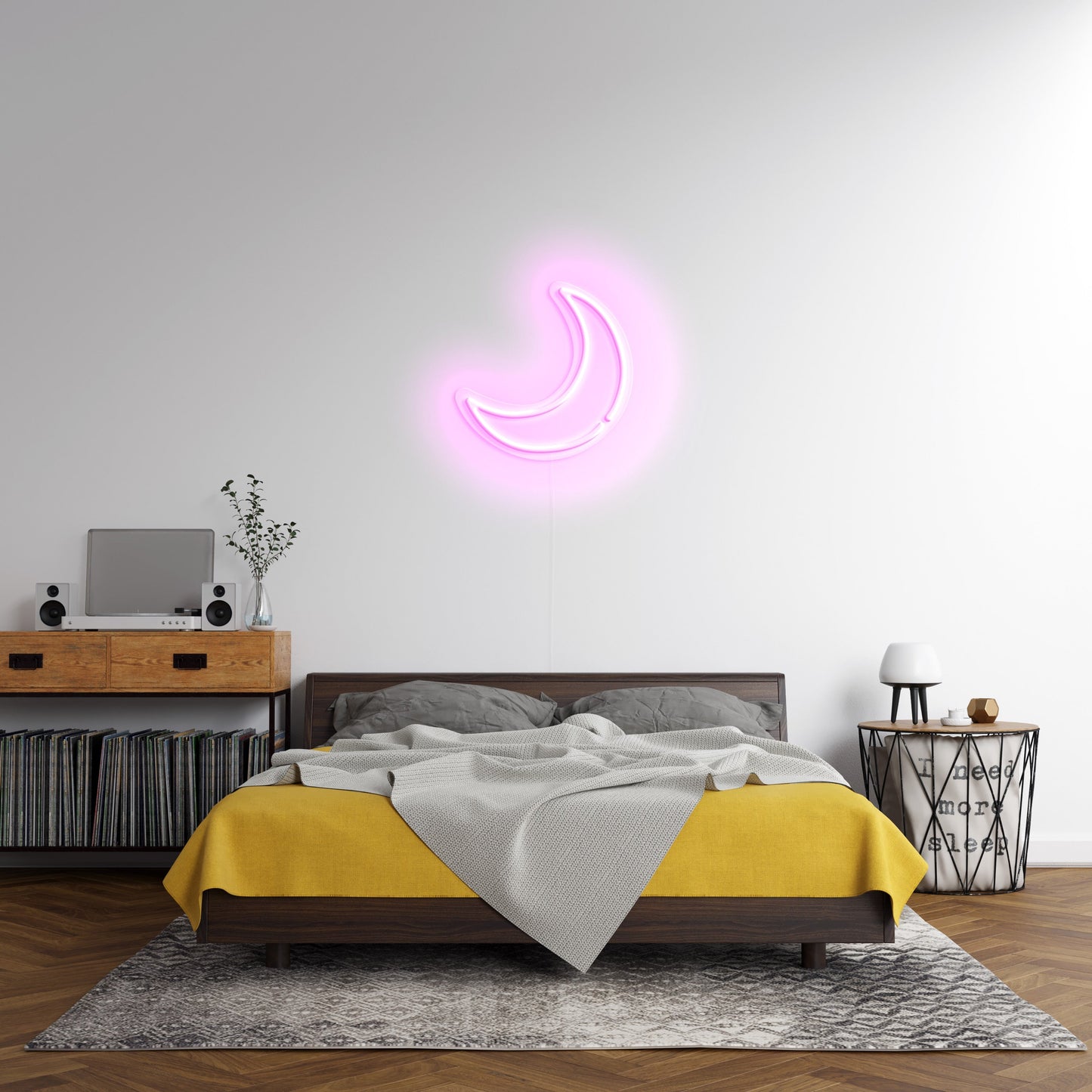 Moon' LED Neon Sign